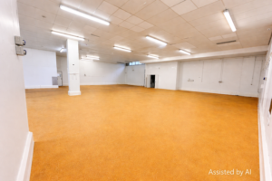 internal photo of a warehouse to lease in hebden bridge