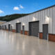 Outside view of the new warehouse units at Orchard Business park Hebden Bridge