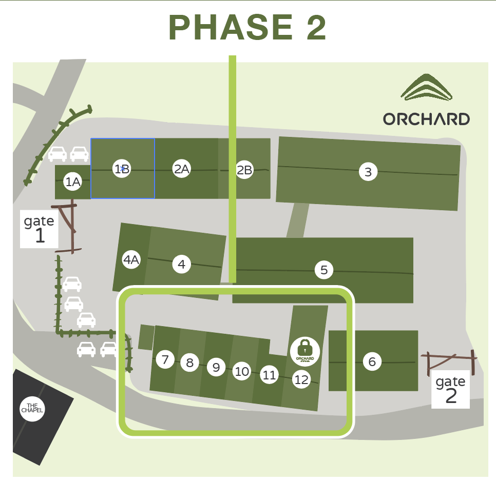 Plan drawing of the new units being built at Orchard, Hebden Bridge