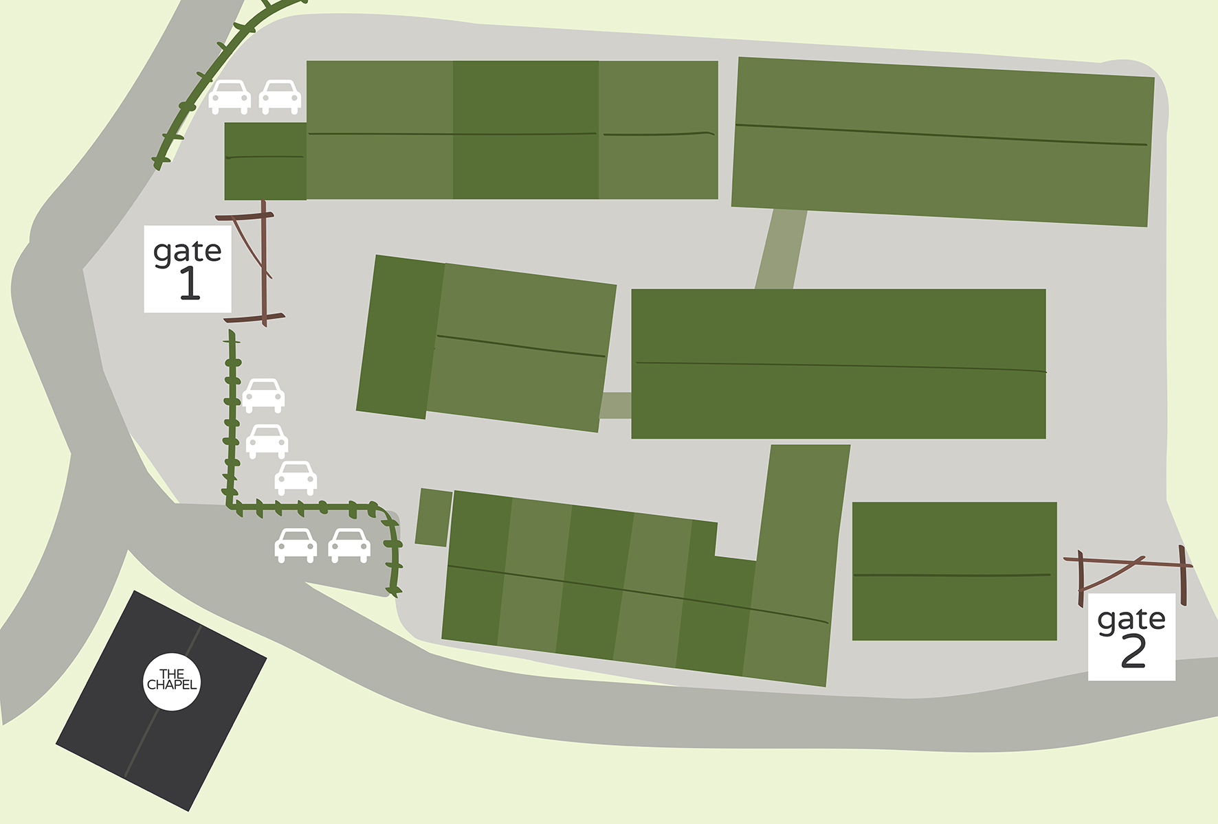 ORCHARD-maps Map of Orchard Business Park down at Mytholmroyd