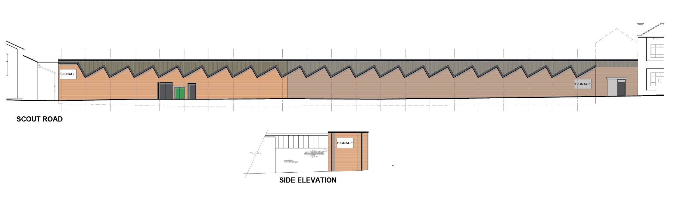 Plans for new warehousing at Mytholmroyd - to lease