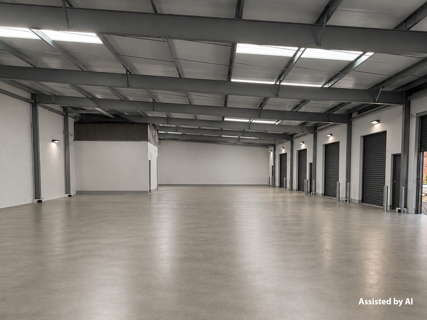 Inside view of new warehousing at Orchard