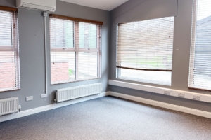 Inside serviced office no. 6 at The Craggs, office to rent near Halifax.
